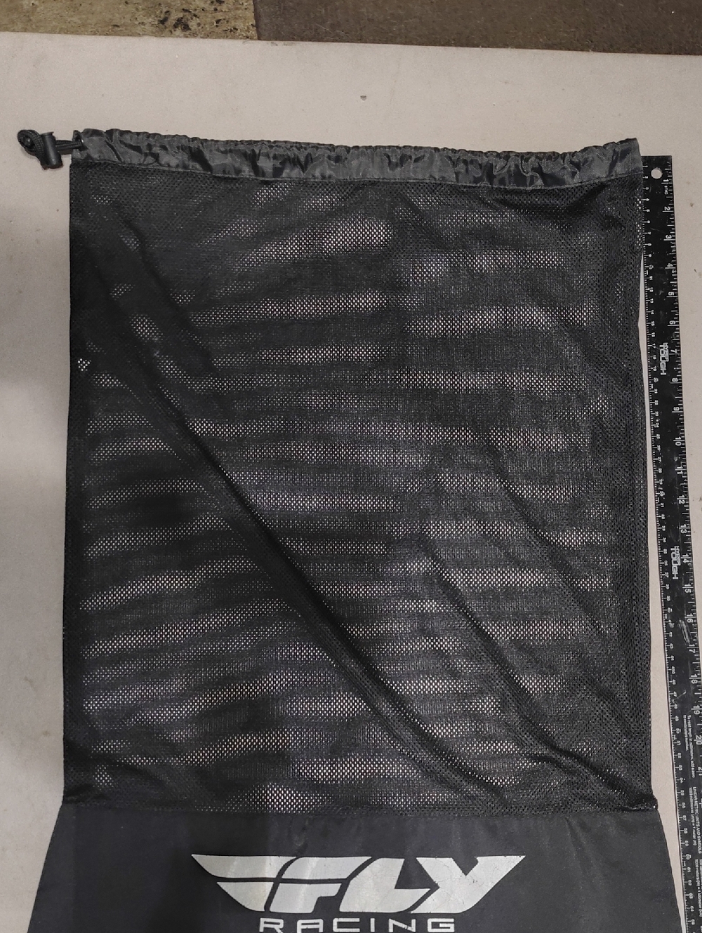 FLY Racing Men's Black Mesh Duffel Drawstring Bag
